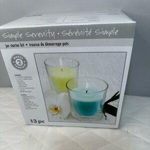 Artminds 13 PC Pieces Simple Serenity Candle Starter Making set Vanilla Scented